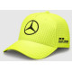 Шапки Mercedes-AMG Petronas Lewis Hamilton шапка, неоново жълто | race-shop.bg