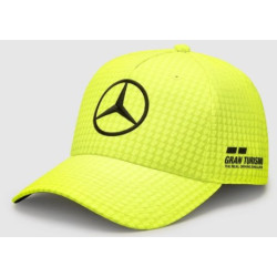 Mercedes-AMG Petronas Lewis Hamilton шапка, неоново жълто