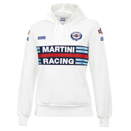 Якета и суичъри Sparco MARTINI RACING дамски суитчер, бяло | race-shop.bg