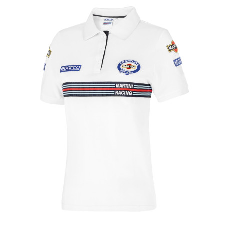 Тениски Sparco MARTINI RACING реплика на дамска тениска - бяла | race-shop.bg