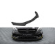 Бодикит и визуални аксесоари Преден сплитер Mercedes-AMG CLA 45 Aero C117 Facelift (Black-Red + Gloss Flaps) | race-shop.bg