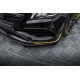 Бодикит и визуални аксесоари Преден сплитер Mercedes-AMG CLA 45 Aero C117 Facelift (Black-Red + Gloss Flaps) | race-shop.bg