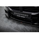 Бодикит и визуални аксесоари MAXTON DESIGN преден сплитер за BMW M2 G87, черно-червен + гланцови клапи, V1 | race-shop.bg