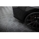 Бодикит и визуални аксесоари MAXTON DESIGN задни странични сплитери за BMW M2 G87, черно-червен + гланцови клапи, V1 | race-shop.bg