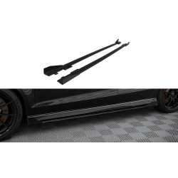 MAXTON DESIGN дифузьори за прагове на Audi RS3 Sedan 8V Facelift, черен + гланцови клапи, V1