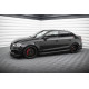 Бодикит и визуални аксесоари MAXTON DESIGN дифузьори за прагове на Audi RS3 Sedan 8V Facelift, черно-червен + гланцови клапи, V1 | race-shop.bg