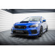 Бодикит и визуални аксесоари Преден сплитер Subaru WRX STI Mk1 Facelift (Black-Red + Gloss Flaps) | race-shop.bg