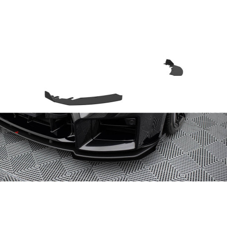 Бодикит и визуални аксесоари MAXTON DESIGN предни клапи за BMW M2 G87, гланц черен | race-shop.bg