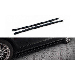 MAXTON DESIGN дифузьори за прагове на Mercedes-Benz CLS C218, гланц черен, V2