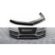 MAXTON DESIGN преден сплитер за Audi S5 / A5 S-Line Coupe / Sportback 8T Facelift, гланц черен, V3