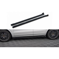 MAXTON DESIGN дифузьори за прагове на Porsche Cayenne Coupe Mk3, гланц черен
