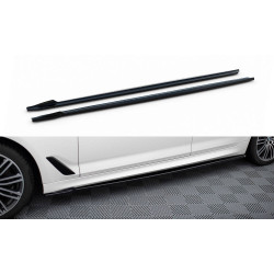 MAXTON DESIGN дифузьори за прагове на BMW 5 M-Pack G30 / G31, гланц черен, V2