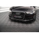 Бодикит и визуални аксесоари MAXTON DESIGN преден сплитер за Audi A6 C7, гланц черен, V2 | race-shop.bg