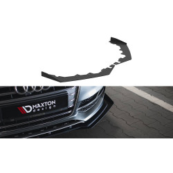MAXTON DESIGN предни клапи за Audi S3 / A3 S-Line Sedan 8V, гланц черен