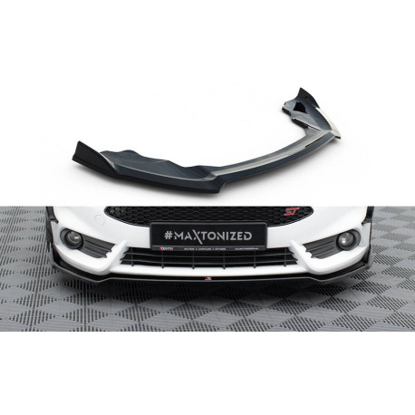 Бодикит и визуални аксесоари MAXTON DESIGN преден сплитер за Ford Fiesta ST Mk7 Facelift, гланц черен, V5 | race-shop.bg