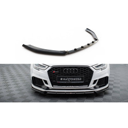 MAXTON DESIGN преден сплитер за Audi RS3 Sedan 8V Facelift, гланц черен, V3