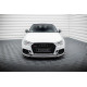 Бодикит и визуални аксесоари MAXTON DESIGN преден сплитер за Audi RS3 Sedan 8V Facelift, гланц черен, V3 | race-shop.bg