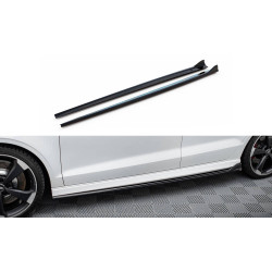MAXTON DESIGN дифузьори за прагове на Audi RS3 Sedan 8V Facelift, гланц черен, V3
