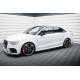 Бодикит и визуални аксесоари MAXTON DESIGN дифузьори за прагове на Audi RS3 Sedan 8V Facelift, гланц черен, V3 | race-shop.bg