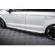 Бодикит и визуални аксесоари MAXTON DESIGN дифузьори за прагове на Audi RS3 Sedan 8V Facelift, гланц черен, V3 | race-shop.bg