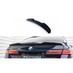 MAXTON DESIGN лип за багажник 3D на BMW 5 M-Pack G60, гланц черен