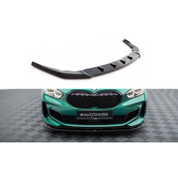 MAXTON DESIGN преден сплитер за BMW M135i F40, гланц черен, V9