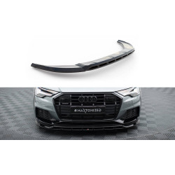 MAXTON DESIGN преден сплитер за Audi A6 Allroad C8, гланц черен