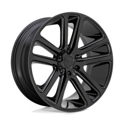 DUB S256 FLEX wheel 22x9.5 5X115 71.5 ET20, Gloss black