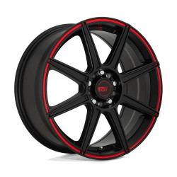 Motegi MR142 CS8 wheel 17x7 5X108/5X114.3 72.56 ET40, Satin black
