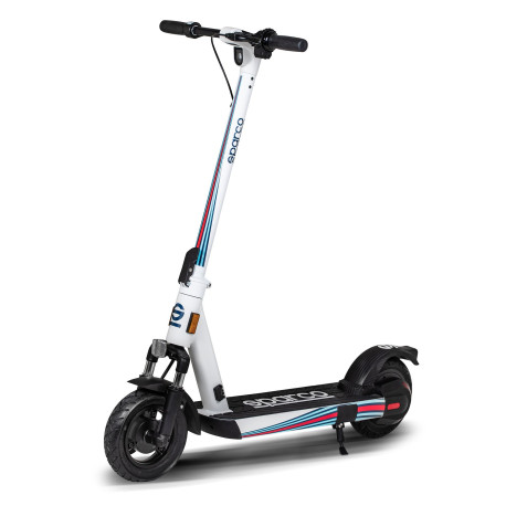 Рекламни предмети а подаръци Електрически скутер SPARCO MAX S2 MARTINI RACING - бяло | race-shop.bg
