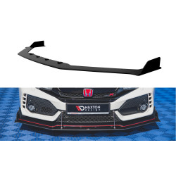 MAXTON DESIGN Racing Durability преден сплитер за Honda Civic X Type-R, черен
