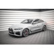 Бодикит и визуални аксесоари MAXTON DESIGN Street Pro дифузьори за прагове на BMW 4 Gran Coupe M-Pack G26, черен | race-shop.bg