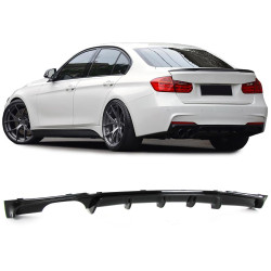 RACES заден дифузьор (Performance) за 3 series BMW F30 F31 (ауспух 2+0), гланц