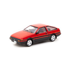 J-COLLECTION 1/64 модел на кола Toyota Sprinter Trueno (AE86) | Red/Black