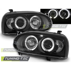 ФАРОВЕ АНГЕЛСКИ ОЧИ ЧЕРНИ за VW GOLF 3 09.91-08.97