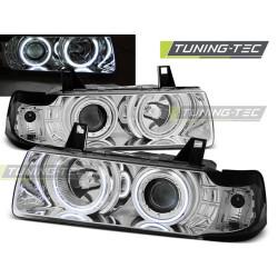 ФАРОВЕ АНГЕЛСКИ ОЧИ CCFL CHROME за BMW E36 12.90-08.99 C/C