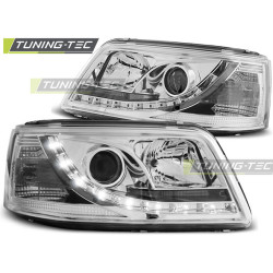 ФАРОВЕ DAYLIGHT CHROME за VW T5 04.03-08.09