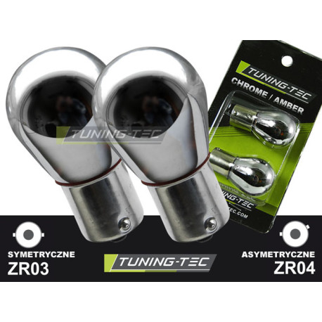 Крушки и ксенонови светлини КРУШКИ ЗА МИГАЧ CHROME АСИМЕТРИЧНИ, PY21W, BAU15S | race-shop.bg