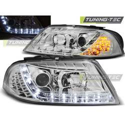 ФАРОВЕ DAYLIGHT CHROME за VW PASSAT 3BG B5 FL 09.00-03.05