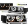 HEADLIGHTS ANGEL EYES BLACK fits VW PASSAT B4 11.93-05.97