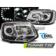Осветление ФАРОВЕ TRUE DRL CHROME за VW T5 2010-2015 | race-shop.bg