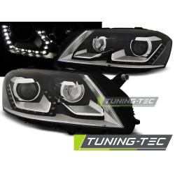 ФАРОВЕ DAYLIGHT ЧЕРНИ за VW PASSAT B7 10.10- 10.14