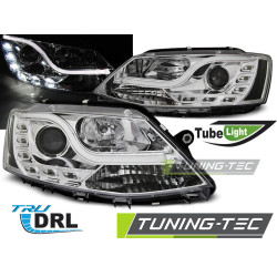 ФАРОВЕ TUBE LIGHT DRL CHROME за VW JETTA VI 1.11-18