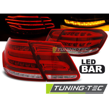 Осветление TUNING-TEC LED стопове за MERCEDES W212 E-KLASA 09-13 (с крушки, P21, без хомологация), червено-бял | race-shop.bg