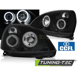 RENAULT CLIO II 06.01-09.05 АНГЕЛСКИ ОЧИ CCFL ЧЕРНИ