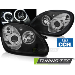 ФАРОВЕ АНГЕЛСКИ ОЧИ CCFL ЧЕРНИ за MERCEDES R170 SLK 04.96-04