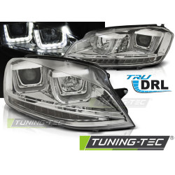 ФАРОВЕ U-LED LIGHT DRL CHROME за VW GOLF 7 11.12-17