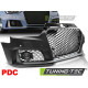 Бодикит и визуални аксесоари ПРЕДНА БРОНЯ SPORT CHROME ЧЕРНИ PDC за AUDI A3 12-16 | race-shop.bg