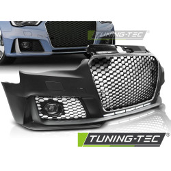 ПРЕДНА БРОНЯ SPORT CHROME ЧЕРНИ за AUDI A3 12-16