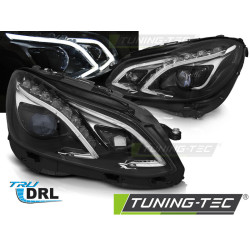 ФАРОВЕ TRUE DRL ЧЕРНИ за MERCEDES W212 13-16